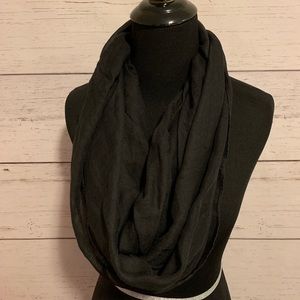 Black infinity scarf